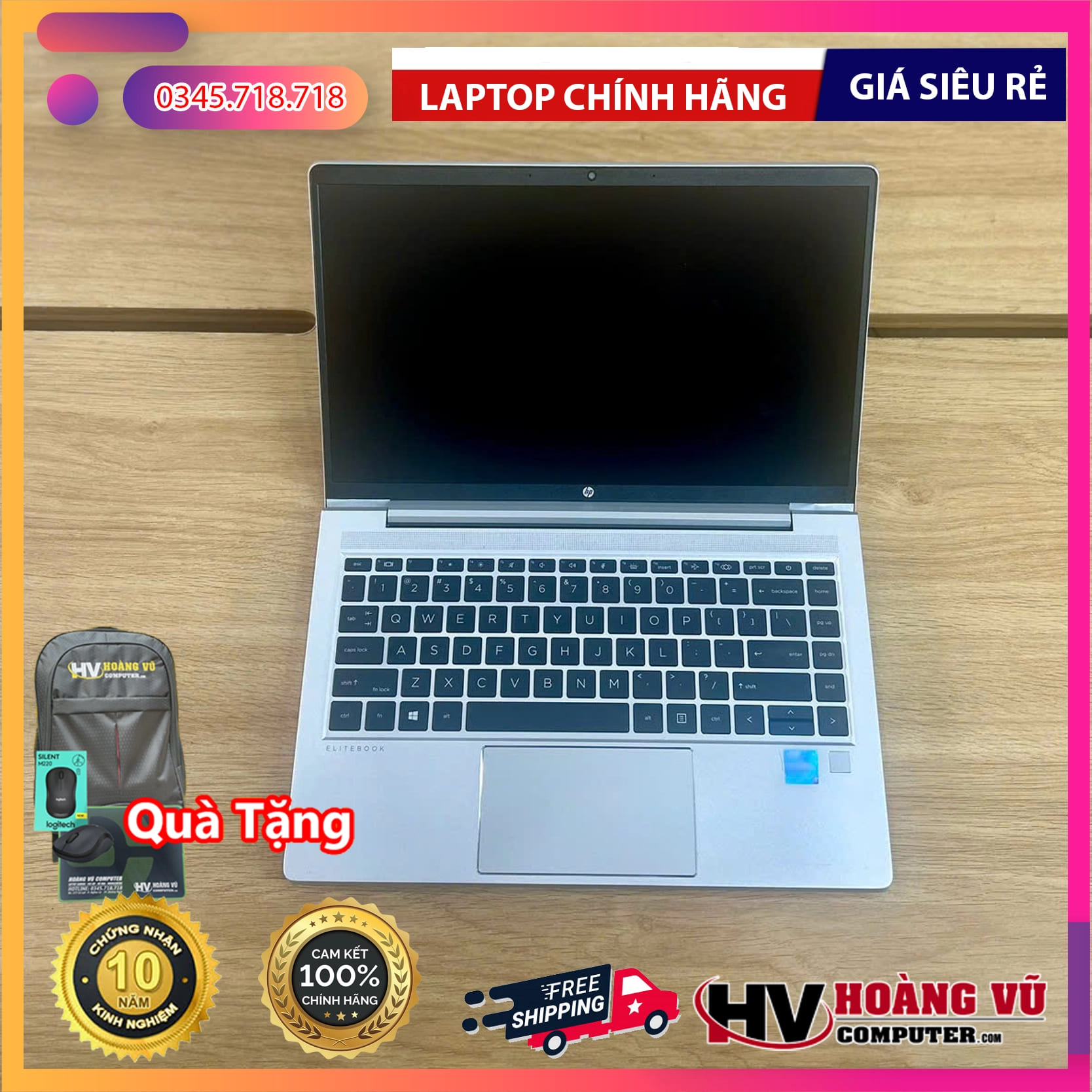 HP ProBook 640 G8 | Laptop Doanh Nghiệp Bền Bỉ | Hoàng Vũ Computer 1 Laptop HP ProBook 640 G8 – Doanh Nghiệp Bền Bỉ, Intel Gen 11, Hiệu Năng Ổn Định