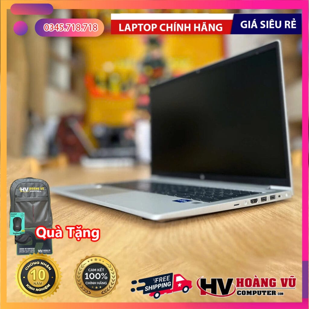Mặt lưng và độ hoàn thiện của HP ProBook 650 G8 i7-1185G7 Ram 16GB SSD 512GB Màn 15.6 inch FHD