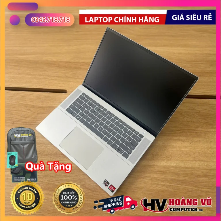 Dell Inspiron 16 5625 Ryzen™ 7 5825U Ram 8GB SSD 256GB Màn 16.0 FHD+ - Hoàng Vũ Computer