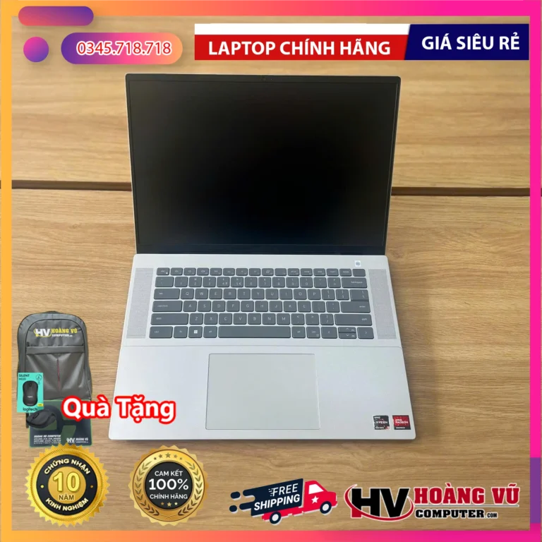 Dell Inspiron 16 5625 Ryzen™ 7 5825U Ram 8GB SSD 256GB Màn 16.0 FHD+ - Hoàng Vũ Computer