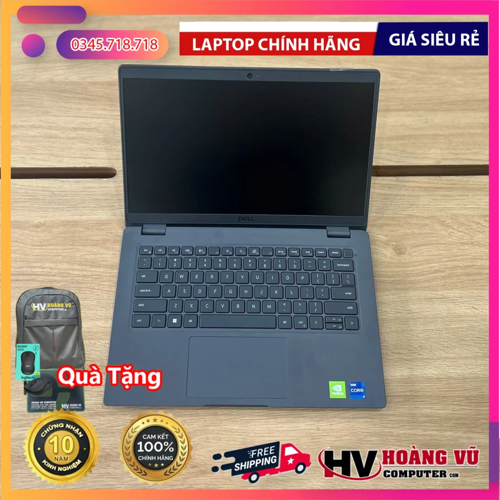 Mặt lưng và độ hoàn thiện của Dell Latitude 3440 Core i7-1355U RAM 8GB SSD 256GB VGA MX550 2GB Màn Hình 14 Inch FHD
