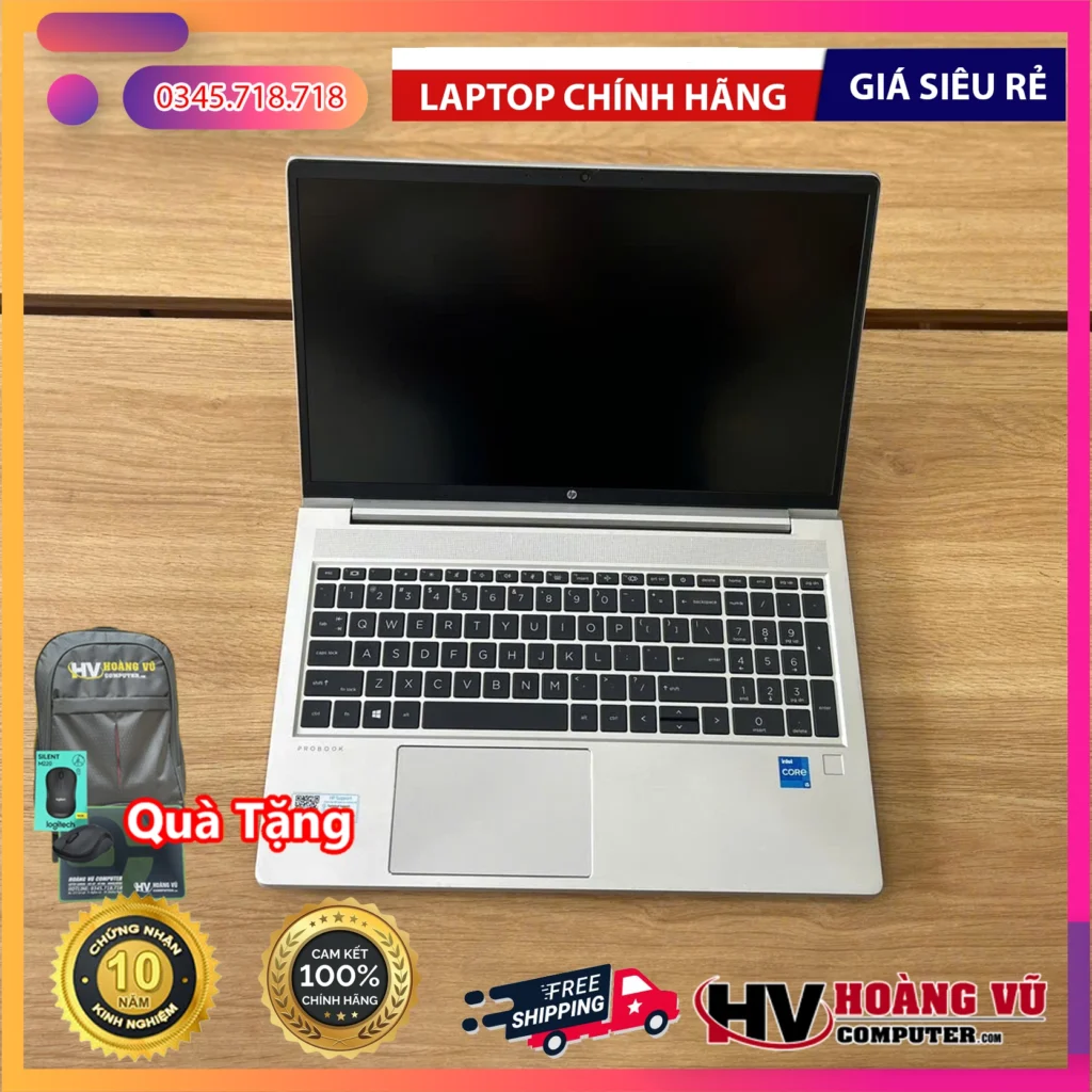 Ảnh thực tế Laptop HP ProBook 450 G8 – Laptop Doanh Nghiệp Bền Bỉ, Hiệu Năng Ổn Định