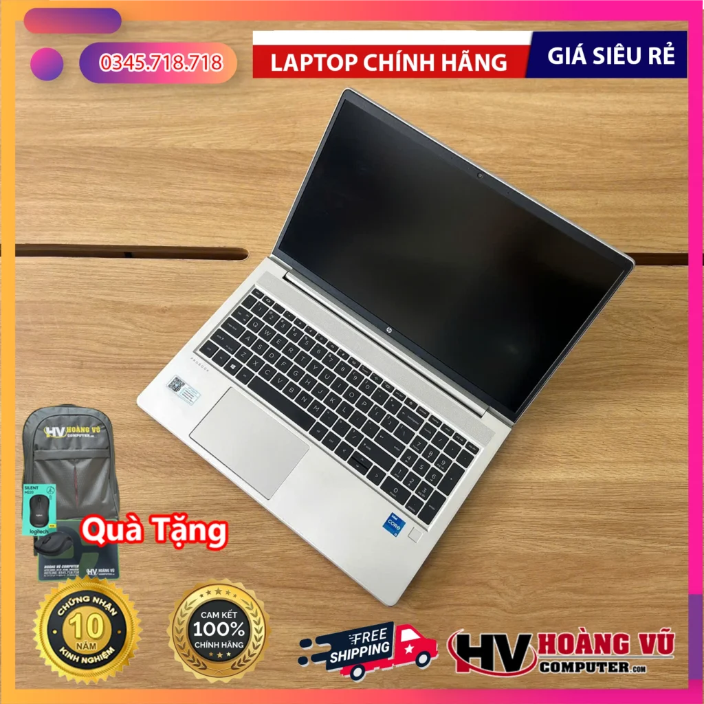 Thiết kế chi tiết của Laptop HP ProBook 450 G8 – Laptop Doanh Nghiệp Bền Bỉ, Hiệu Năng Ổn Định