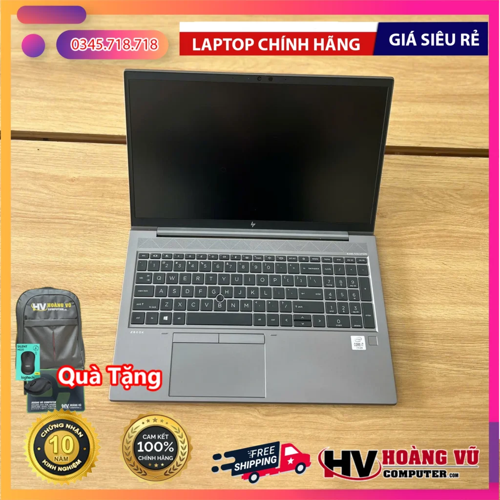 Thiết kế chi tiết của Laptop HP ZBook Firefly 15 G7 – Workstation Mỏng Nhẹ, Hiệu Năng Chuẩn Doanh Nghiệp
