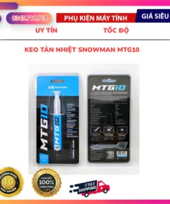 Keo tản nhiệt CPU Snowman MTG10 10g – dẫn nhiệt 14.3W/m·K, hàng fullbox, dễ tra, tản nhiệt hiệu quả. Mua uy tín tại Hoàng Vũ Computer.