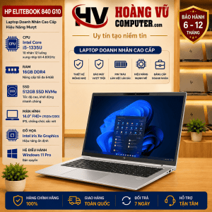 HP EliteBook 840 G10 i5-1335U RAM 16GB SSD 512GB Quảng Ngãi – laptop doanh nhân cao cấp, mỏng nhẹ tại Hoàng Vũ Computer.
