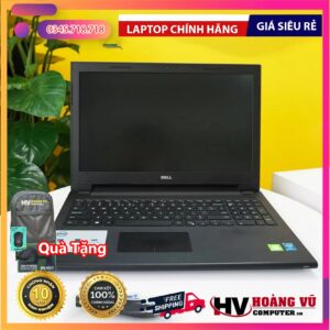 Dell Inspiron 3543 i3-5005U, RAM 4GB, SSD 128GB, màn 15.6 inch HD. Laptop giá rẻ, bền bỉ, phù hợp học tập và văn phòng cơ bản tại Hoàng Vũ Computer Quảng Ngãi.