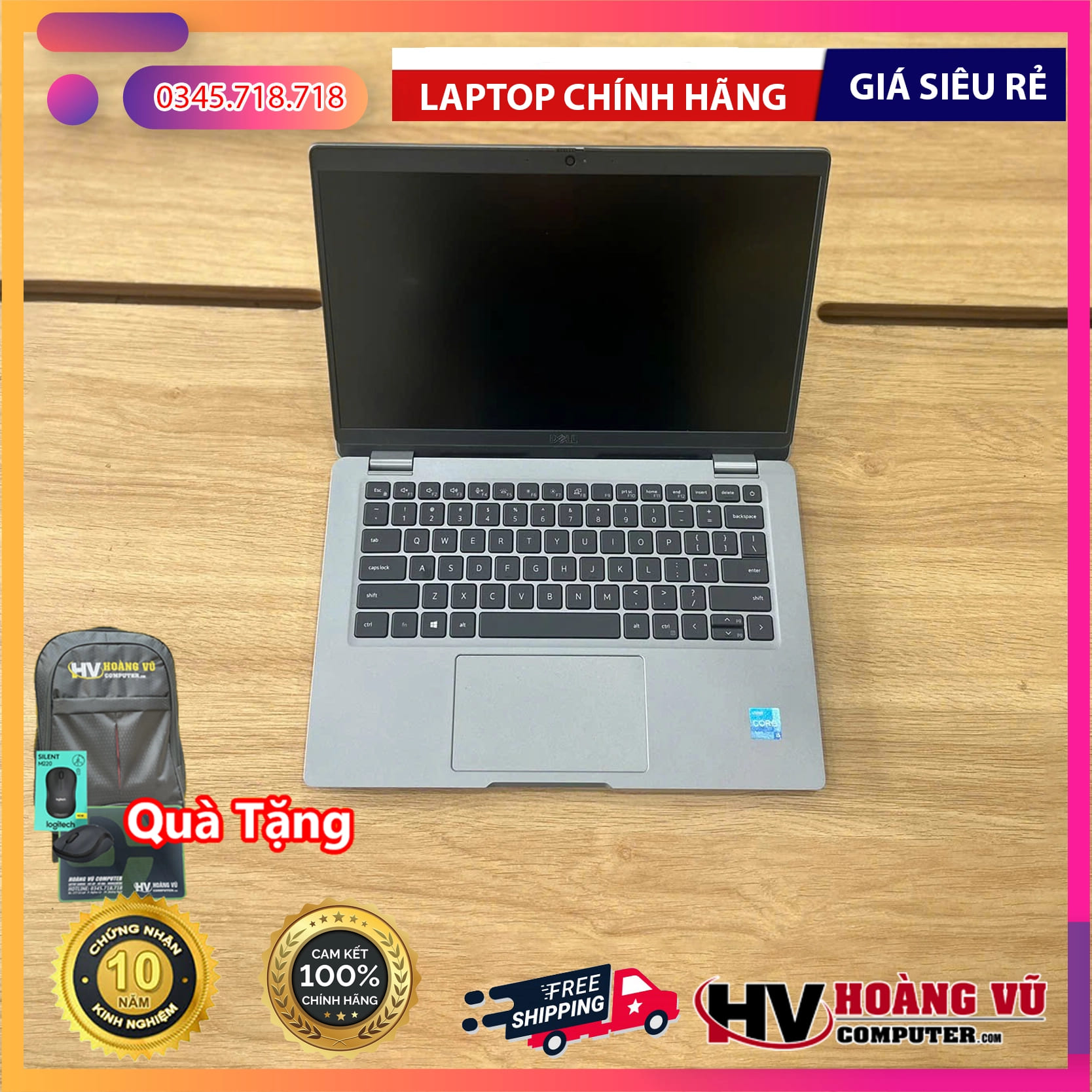 Laptop Dell Latitude 5330 Quảng Ngãi | Intel Gen 12 Mỏng Nhẹ – Hoàng Vũ Computer 1 Dell Latitude 5330 laptop Quảng Ngãi – mỏng nhẹ, Intel Gen 12 mạnh mẽ, phù hợp văn phòng & doanh nhân. Giá tốt, bảo hành uy tín tại Hoàng Vũ Computer.