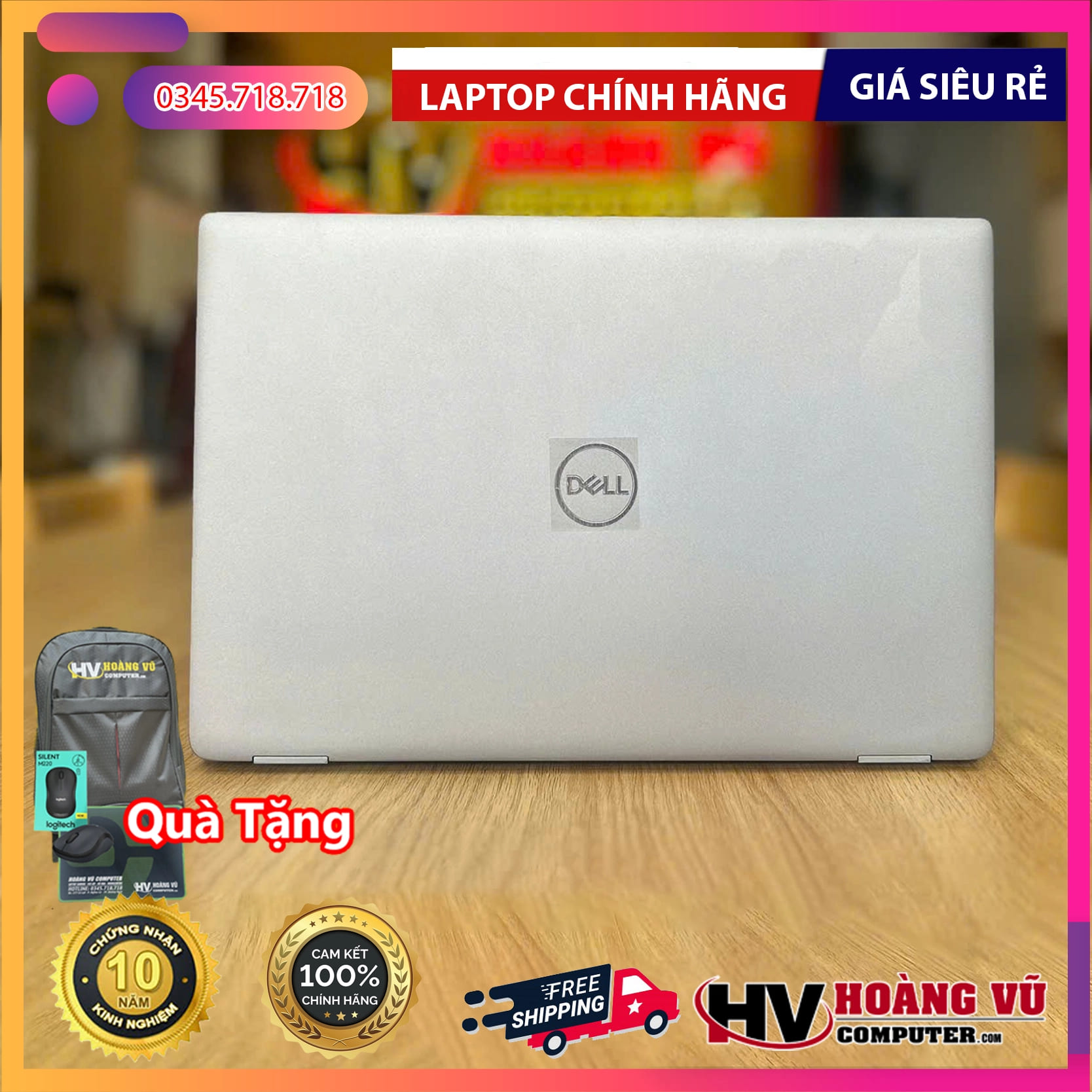 Laptop Dell Latitude 5330 Quảng Ngãi | Intel Gen 12 Mỏng Nhẹ – Hoàng Vũ Computer 5 Dell Latitude 5330 laptop Quảng Ngãi – mỏng nhẹ, Intel Gen 12 mạnh mẽ, phù hợp văn phòng & doanh nhân. Giá tốt, bảo hành uy tín tại Hoàng Vũ Computer.