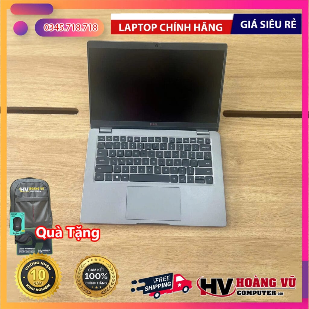 Thiết kế và ngoại hình thực tế của Dell Latitude 5340 i7-1365U Ram 16GB SSD 256GB Màn 13.3 inch FHD
