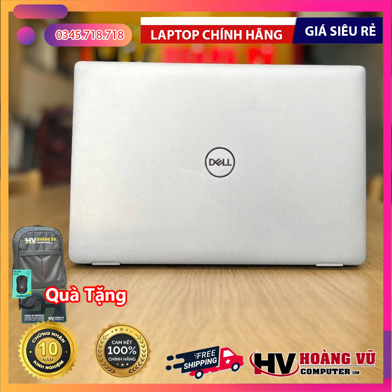 Laptop Dell Latitude 5340 Quảng Ngãi | Intel Gen 13 Mỏng Nhẹ – Hoàng Vũ Computer 5 Dell Latitude 5340 laptop Quảng Ngãi – mỏng nhẹ, Intel Gen 13 mạnh mẽ, màn hình 16:10 hiện đại. Giá tốt, bảo hành uy tín tại Hoàng Vũ Computer.