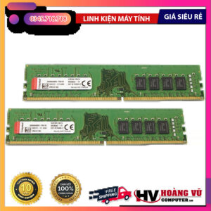 RAM PC Kingston 16GB DDR4 2400MHz tại Quảng Ngãi | Hoàng Vũ Computer 5 RAM PC Kingston 16GB DDR4 2400MHz chính hãng, hiệu năng ổn định, nâng cấp đa nhiệm mượt mà cho máy tính bàn. Mua uy tín tại Hoàng Vũ Computer Quảng Ngãi.