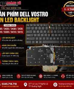 Bàn phím Dell Vostro 3420 3430 5410 zin có LED Quảng Ngãi – gõ êm, thay nhanh, giá tốt tại Hoàng Vũ Computer.