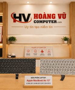 Bàn phím MacBook Air 13 inch A1369 A1466 Quảng Ngãi – zin chuẩn, gõ êm, thay nhanh tại Hoàng Vũ Computer.
