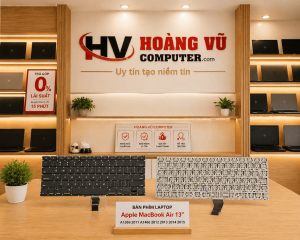 Bàn phím MacBook Air 13 inch A1369 A1466 Quảng Ngãi – zin chuẩn, gõ êm, thay nhanh tại Hoàng Vũ Computer.