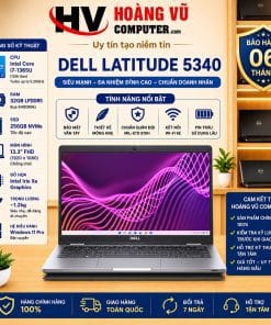 Dell Latitude 5340 i7-1365U Ram 32GB SSD 256GB Màn 13.3 inch FHD - Hoàng Vũ Computer
