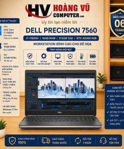 Dell Precision 7560 i7-11850H | RAM 16GB | SSD 512GB | RTX A2000 4GB | 15.6 FHD IPS thuộc danh mục Laptop gaming. Mua bán, tư vấn và hỗ trợ kỹ thuật tại Hoàng