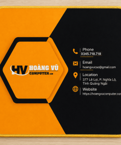 Lót chuột Hoàng Vũ 25x30 3mm Vàng đen