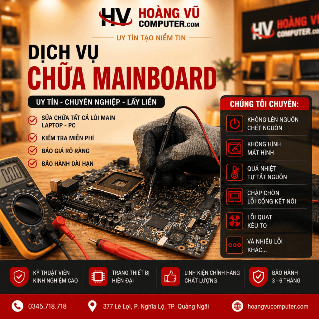 Ảnh thực tế Sửa chữa Mainboard