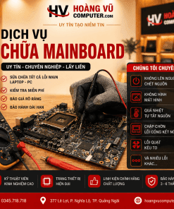 Dịch vụ sửa laptop Quảng Ngãi uy tín – sửa main, thay linh kiện, cài đặt phần mềm. Nhanh, giá tốt, bảo hành rõ ràng tại Hoàng Vũ Computer.