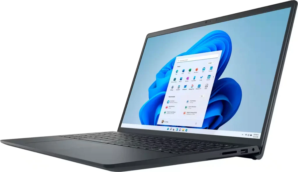 Mặt lưng và độ hoàn thiện của Dell Inspiron 15 3530 (P112F010) Core i5-1334U 8GB 512GB 15.6 FHD Touch (i3530-5623BLK)