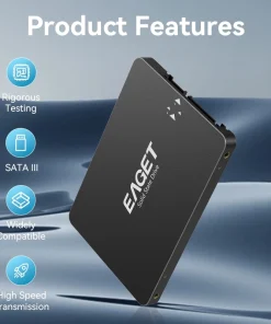 Thông số / tem sản phẩm của Ổ cứng SSD Eaget 120GB 2.5