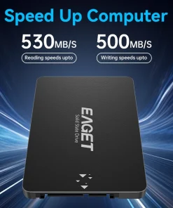 Khu vực kết nối của Ổ cứng SSD Eaget 120GB 2.5