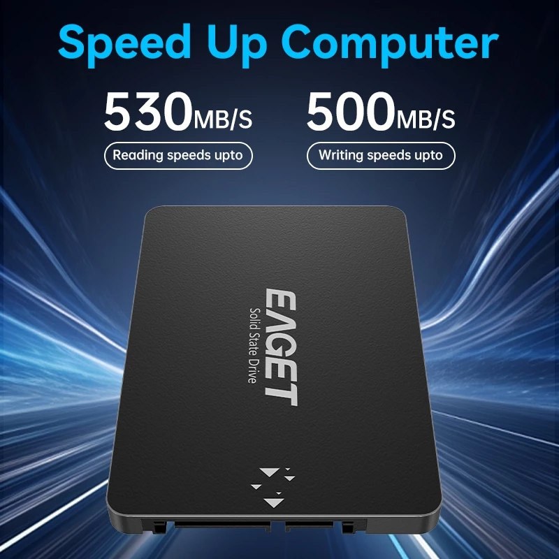 Khu vực kết nối của Ổ cứng SSD Eaget 120GB 2.5