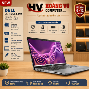 Dell Latitude 5440 i5-1345U RAM 8GB SSD 256GB Quảng Ngãi – laptop doanh nghiệp mỏng nhẹ, hiệu năng ổn định tại Hoàng Vũ Computer.