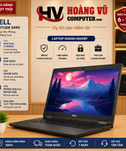 Dell Latitude 5490 i7-8650U MX130 Quảng Ngãi – laptop doanh nghiệp bền bỉ, đồ họa cơ bản tốt tại Hoàng Vũ Computer.