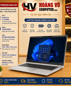 HP EliteBook 840 G10 Core i7-1355U | RAM 16GB | SSD 512GB NVMe | Màn 14.0 FHD+ - Hoàng Vũ Computer