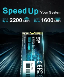 SSD Silicon Power P34A60 512GB M.2 NVMe PCIe Gen3x4 Quảng Ngãi – tăng tốc laptop & PC cực nhanh tại Hoàng Vũ Computer.