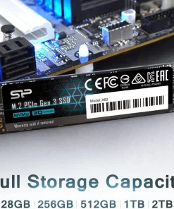 SSD Silicon Power P34A60 512GB M.2 NVMe PCIe Gen3x4 Quảng Ngãi – tăng tốc laptop & PC cực nhanh tại Hoàng Vũ Computer.