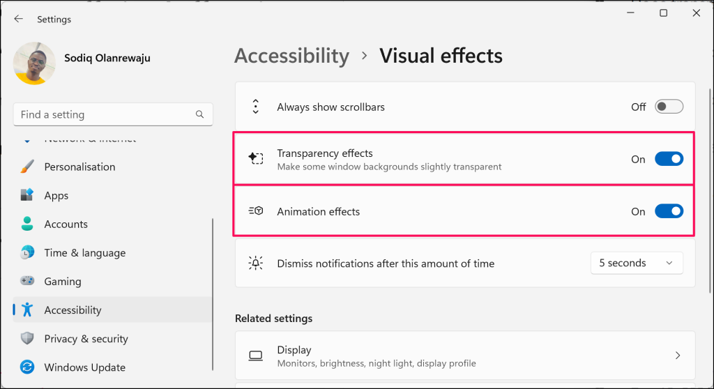 Cách Tắt Hiệu Ứng Hình Ảnh Trong Windows 11 Để Tăng Hiệu Năng (2026) | Hoàng Vũ Computer