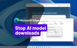 Ngăn chặn Microsoft Edge tải xuống mô hình AI trên Windows 11 | Hoàng Vũ Computer