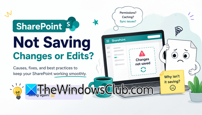 SharePoint không lưu thay đổi hoặc chỉnh sửa | Hoàng Vũ Computer