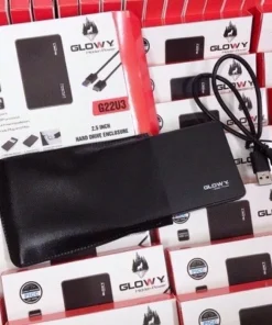 Box ổ cứng di động Glowy USB 3.0 SATA III hỗ trợ SSD và HDD 2.5 inch, tốc độ truyền dữ liệu cao, thiết kế nhỏ gọn. Có bán tại Hoàng Vũ Computer Quảng Ngãi.