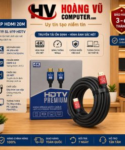Cáp HDMI 20m 4K HW19 SL-V19 HDTV Cao Cấp - Hoàng Vũ Computer