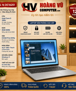 Dell 16 DC16251 Core 5 120U RAM 8GB SSD 512GB màn hình 16 inch FHD+ cảm ứng, vỏ nhôm bạc cao cấp, Windows 11 Home. Có bán tại Hoàng Vũ Computer Quảng Ngãi.
