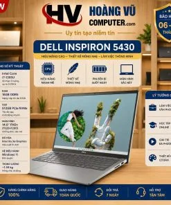Dell Inspiron 5430 Core i7-1355U | RAM 16GB DDR5 | SSD 512GB | Màn Hình 14.0 Inch FHD+ - Hoàng Vũ Computer
