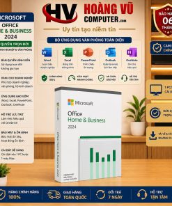 Microsoft Office Home & Business 2024 bản quyền vĩnh viễn gồm Word, Excel, PowerPoint, Outlook và OneNote. Chính hãng, dùng cho doanh nghiệp tại Hoàng Vũ Computer.