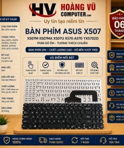 Bàn phím Asus X507 X507M X507MA X507U X570 A570 YX570ZD ZIN - Hoàng Vũ Computer
