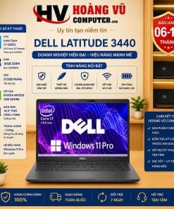 Dell Latitude 3440 Core i7-1355U | RAM 16GB | SSD 512GB | NVIDIA MX550 2GB | Màn Hình 14 Inch FHD - Hoàng Vũ Computer