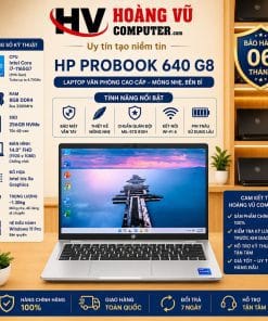 HP ProBook 640 G8 i7-1165G7 Ram 8GB SSD 256GB Màn 14.0 inch FHD - Hoàng Vũ Computer