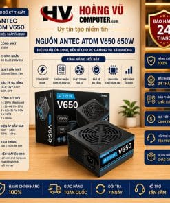 Nguồn Antec Atom V650 - 650W - Hoàng Vũ Computer