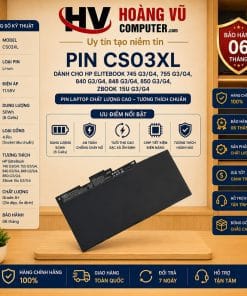 Pin laptop CS03XL dành cho HP Elitebook 745 755 840 848 850 G3 G4 ZBook 15u G3 G4 - Hoàng Vũ Computer