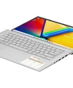 ASUS VivoBook X1404V Core 5 120U 10 nhân 12 luồng, RAM 8GB, SSD 256GB, màn hình 14 inch Full HD, Windows 11. Laptop gọn nhẹ cho học tập và văn phòng.