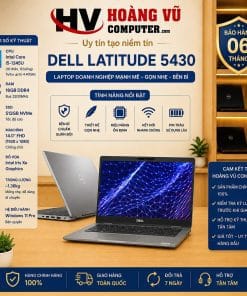Dell Latitude 5430 i5-1245U Ram 16GB SSD 512GB Màn 14.0 inch FHD - Hoàng Vũ Computer