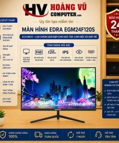 MÀN HÌNH GAMING EDRA EGM24F120S 24 INCH FHD 120Hz – MƯỢT MÀ CHO GAME THỦ - Hoàng Vũ Computer