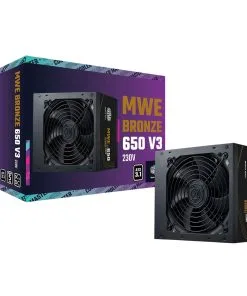 Nguồn Máy Vi Tính Cooler master MWE BRONZE 650 V3 230V 650W 2